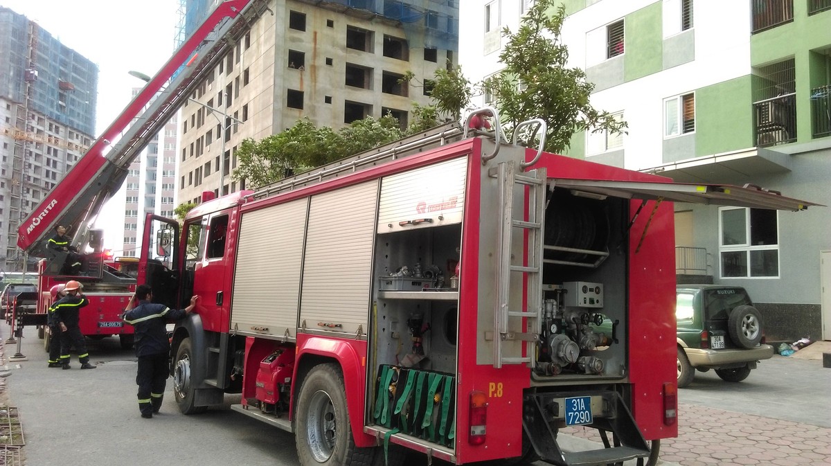 Cháy chung cư Rainbow Linh Đàm: Chuông báo cháy không hoạt động? ảnh 3