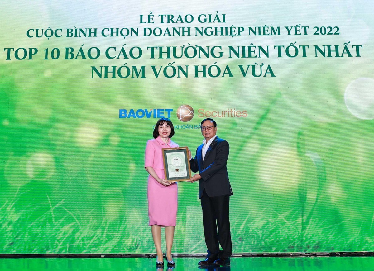 Vinh danh CTCP Chứng khoán Bảo Việt.