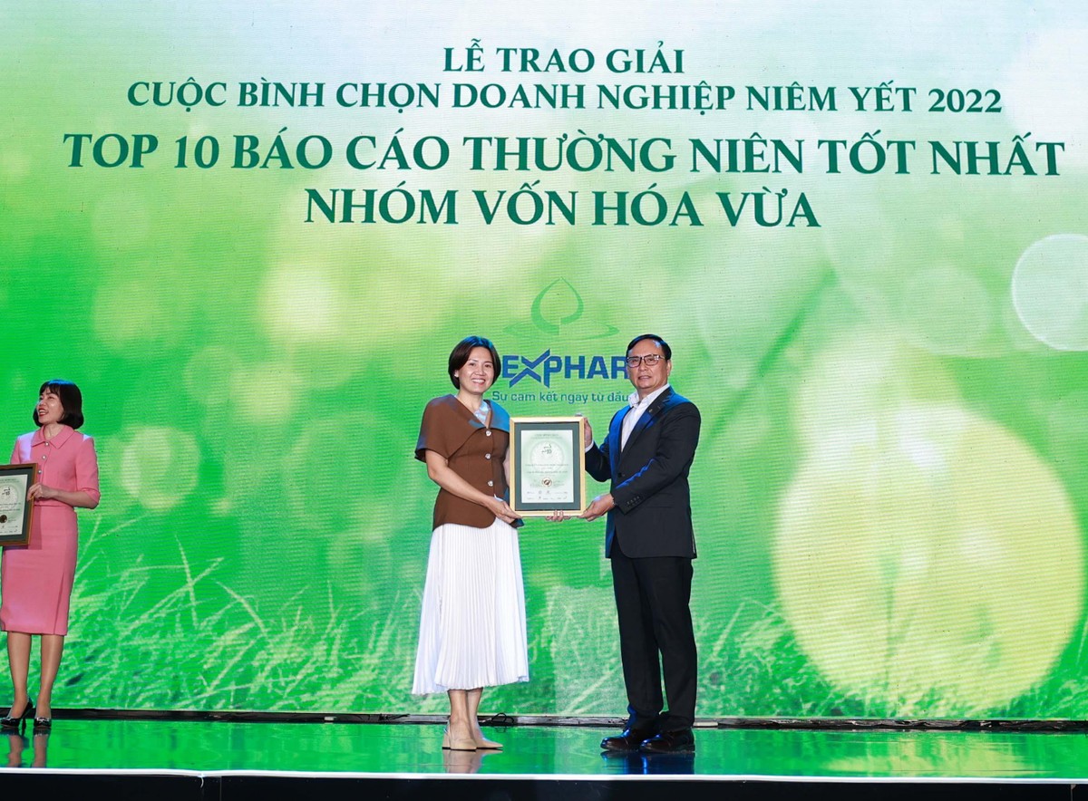 Vinh danh CTCP Dược Phẩm Imexpharm.