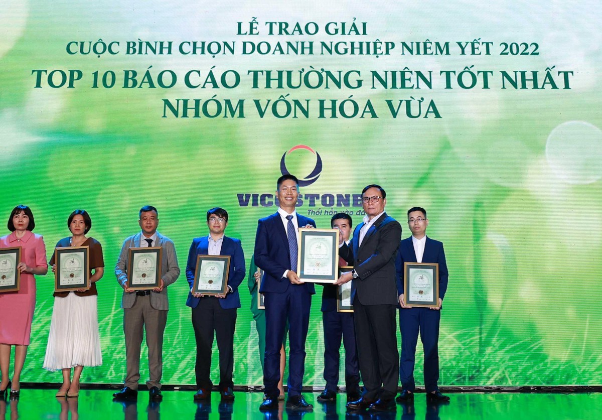 Vinh danh CTCP VICOSTONE.