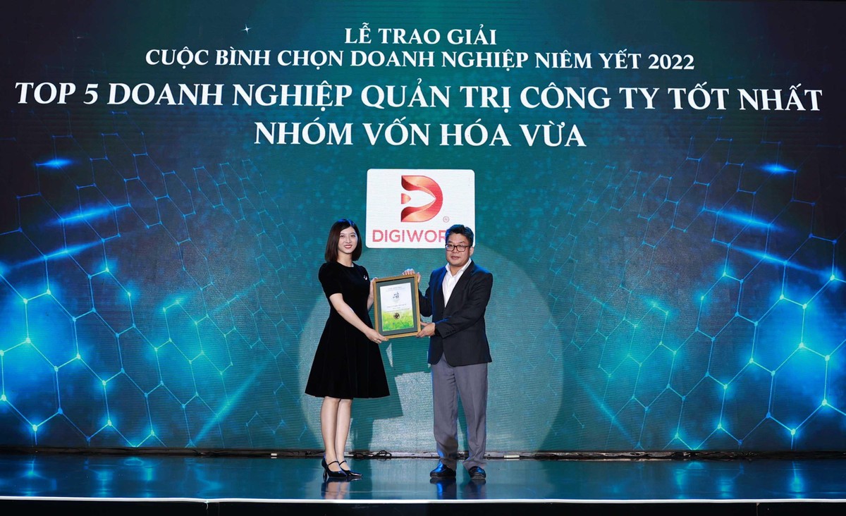 CTCP Thế Giới Số nhận giải quản trị công ty nhóm vốn hóa vừa (Mid Cap).