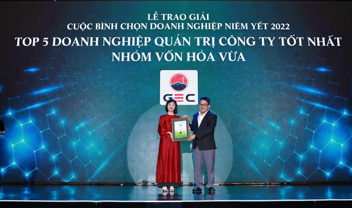 CTCP Điện Gia Lai nhận giải quản trị công ty tốt nhất nhóm vốn hóa vừa ( Mid Cap).