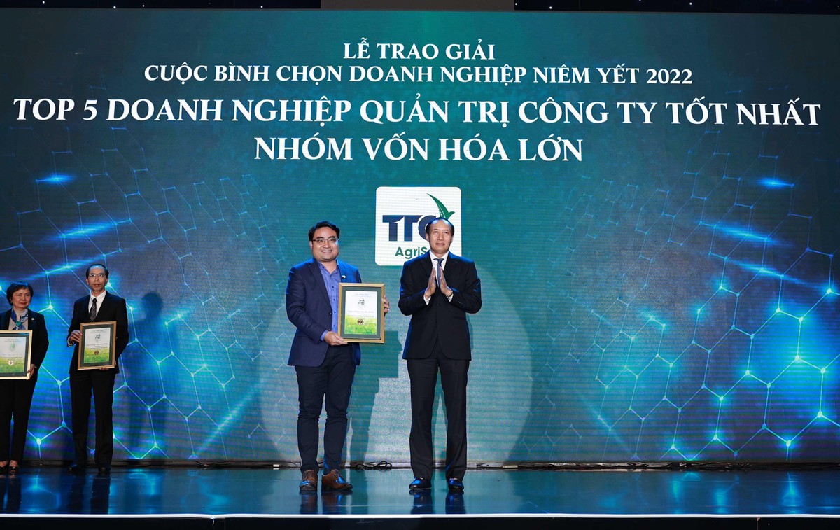 CTCP Thành Thành Công - Biên Hòa nhận giải quản trị công ty tốt nhất nhóm vốn hóa lớn (Large Cap).