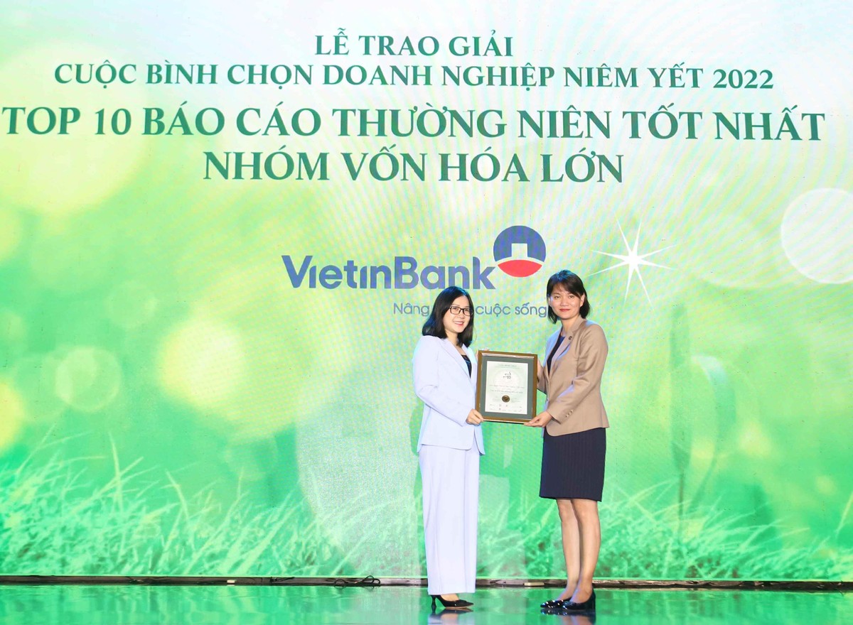 Vinh danh ngân hàng Viettinbank.