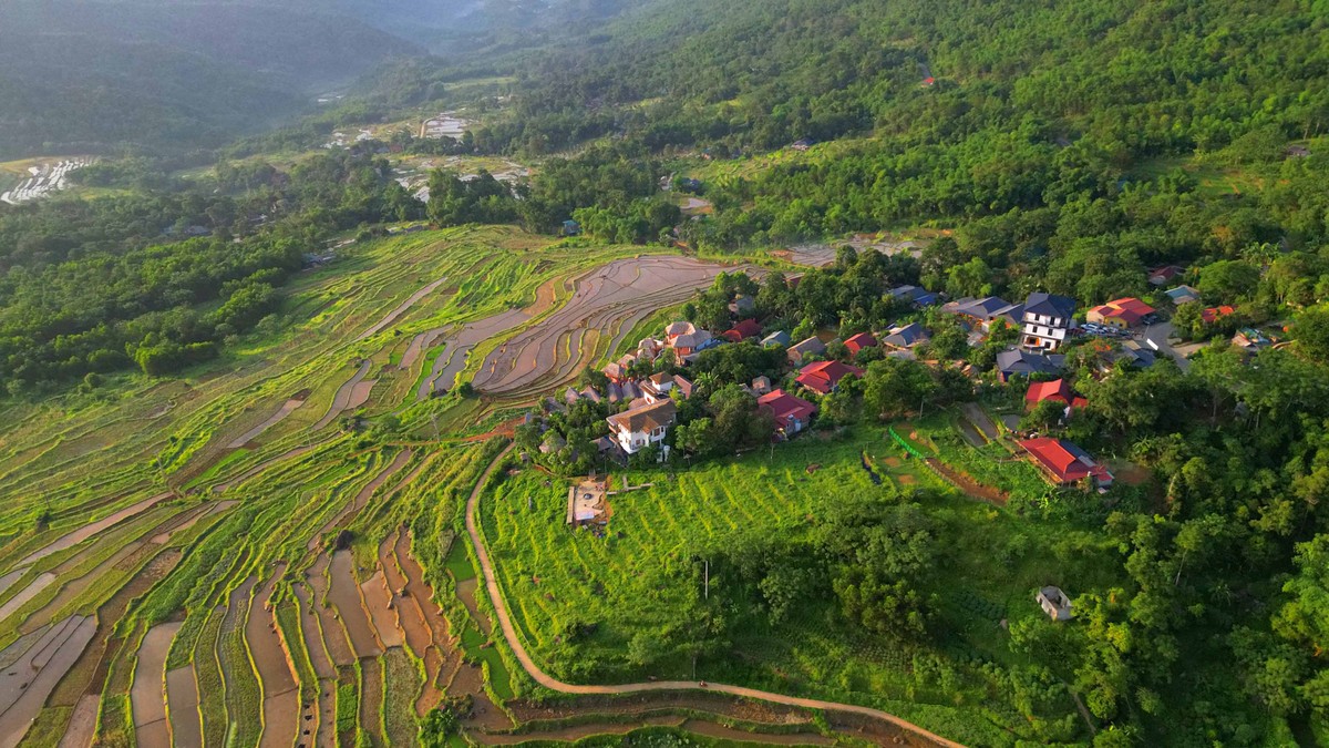 Pù Luông là nơi sinh sống của cộng đồng người dân tộc Thái, Mường.
