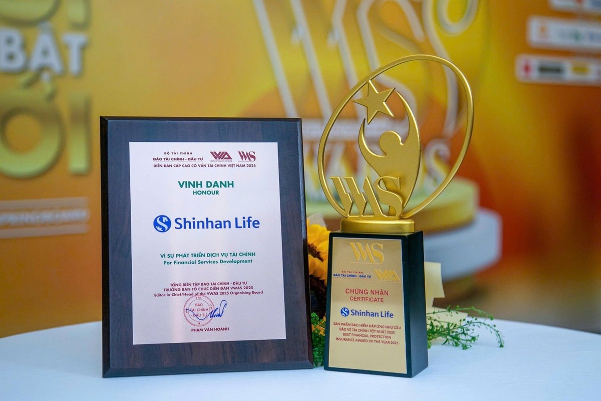 Giải thưởng là sự công nhận cho những nỗ lực đổi mới không ngừng, lấy khách hàng làm trọng tâm của Shinhan Life Việt Nam