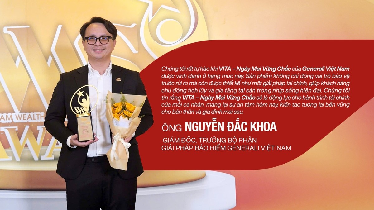 Ông Nguyễn Đắc Khoa – Giám đốc, Trưởng Bộ phận Dịch vụ Bảo hiểm Generali Việt Nam