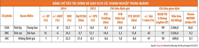 Ngành săm lốp 2015: Tiếp tục hưởng lợi từ chi phí đầu vào ảnh 1