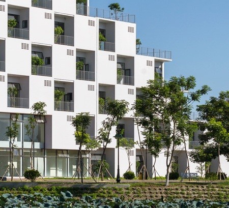 Toàn cảnh tòa nhà xanh có thiết kế độc đáo tại Đại học FPT ảnh 5 Toàn cảnh tòa nhà xanh có thiết kế độc đáo tại Đại học FPT ảnh 5