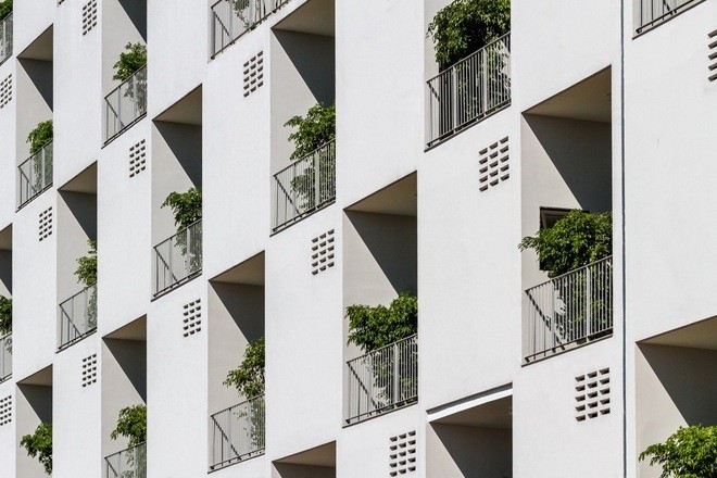 Toàn cảnh tòa nhà xanh có thiết kế độc đáo tại Đại học FPT ảnh 7 Toàn cảnh tòa nhà xanh có thiết kế độc đáo tại Đại học FPT ảnh 7