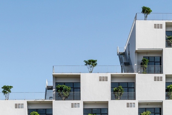 Toàn cảnh tòa nhà xanh có thiết kế độc đáo tại Đại học FPT ảnh 8 Toàn cảnh tòa nhà xanh có thiết kế độc đáo tại Đại học FPT ảnh 8