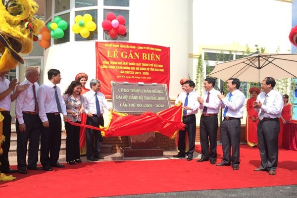 Bắc Ninh khánh thành nhà máy nước mặt 470 tỷ đồng ảnh 1