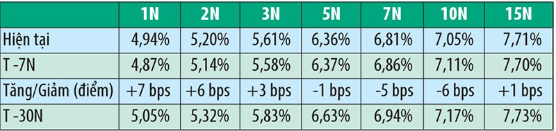 Thanh khoản chững lại, lợi suất trái phiếu giảm nhẹ ảnh 1