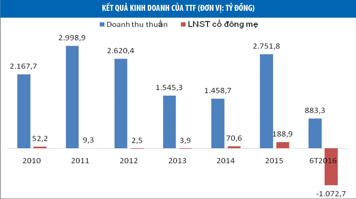 “Bay mất” 980 tỷ đồng hàng tồn kho: Nhà đầu tư tháo chạy khỏi TTF  ảnh 3