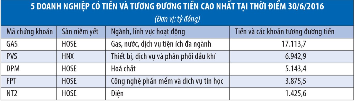 Chuyện những doanh nghiệp rủng rỉnh tiền ảnh 1
