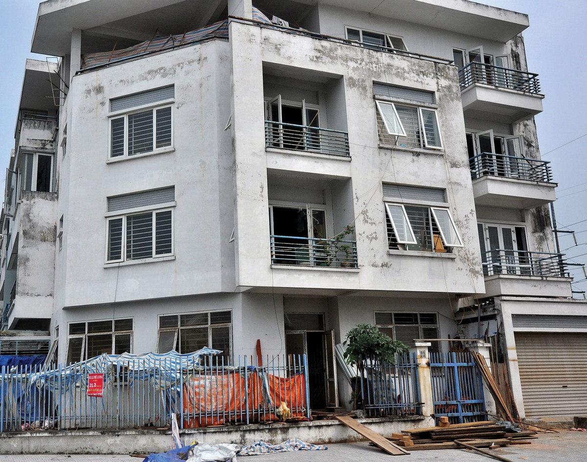 Cỏ dại mọc trong biệt thự tiền tỷ tại Khu đô thị Văn Phú ảnh 7