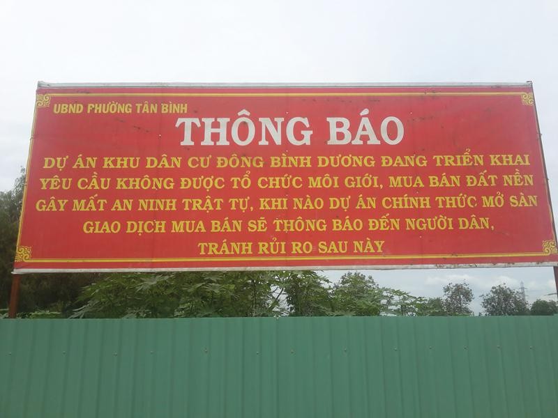 Dự án Khu đô thị Đông Bình Dương: Bán nền trên đất của... người khác  ảnh 1