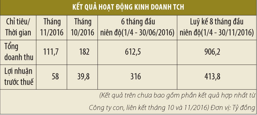 TCH dự kiến vượt kế hoạch năm ảnh 1