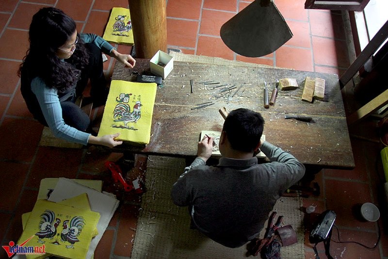 Giải mã cực thú vị 6 loại gà trong tranh Đông Hồ ảnh 8