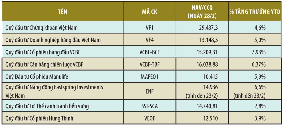 Quý I, nhiều quỹ chiến thắng thị trường ảnh 1