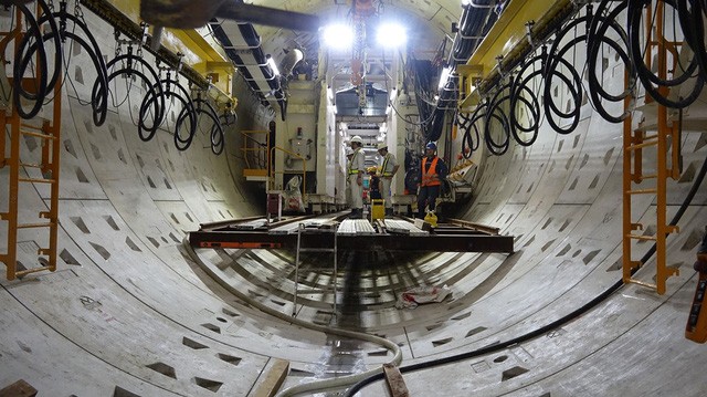 Cận cảnh robot khủng xuyên lòng Sài Gòn gần 20m trong 20 ngày ảnh 6