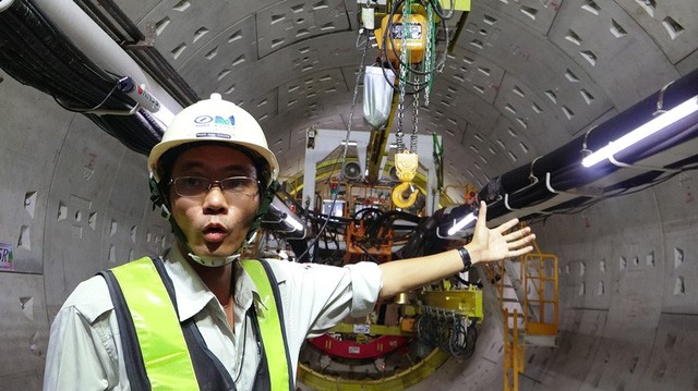 Cận cảnh robot khủng xuyên lòng Sài Gòn gần 20m trong 20 ngày ảnh 8