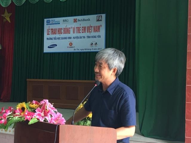 Học bổng giải Golf Vì trẻ em Việt Nam đến với học sinh hiếu học tỉnh Hưng Yên ảnh 1