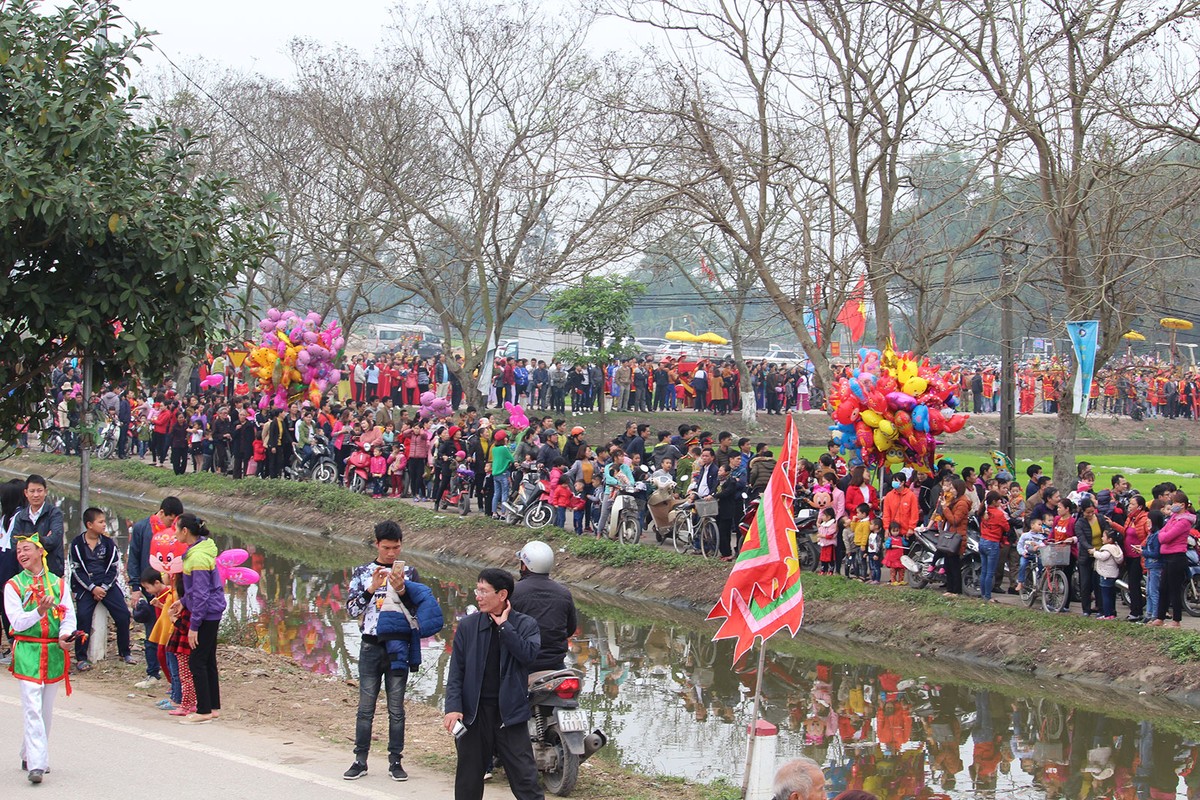 Hàng ngàn người tham gia lễ hội rước Vua giả tại Đền Sái, huyện Đông Anh ảnh 28