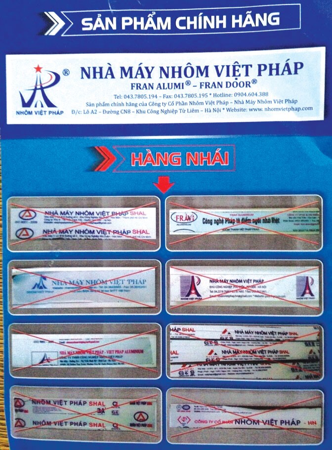 Nhôm Việt Pháp: Vàng thau lẫn lộn ảnh 1