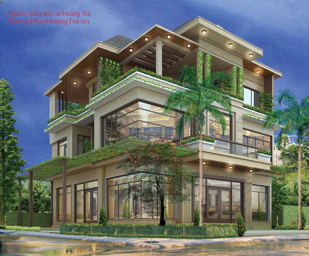 Phong thủy trong thiết kế biệt thự ảnh 1