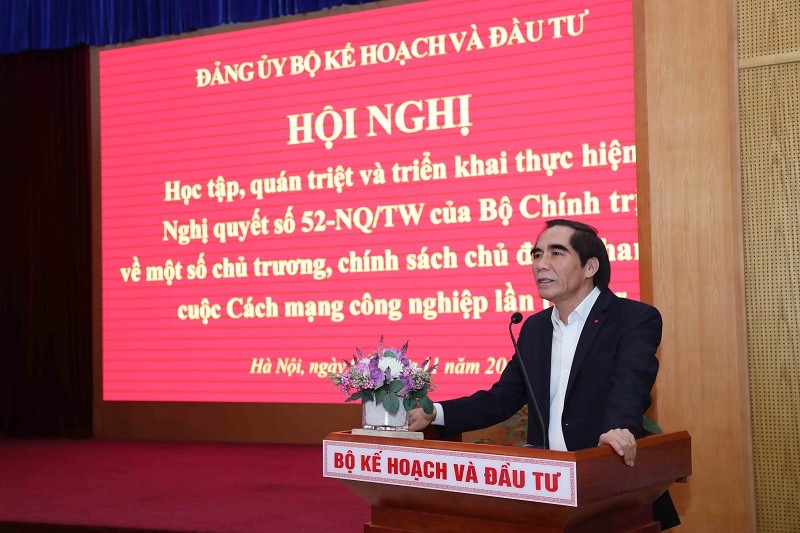 Bộ Kế hoạch và Đầu tư quán triệt, triển khai Nghị quyết của Bộ Chính trị về cuộc cách mạng công nghiệp lần thứ tư ảnh 1
