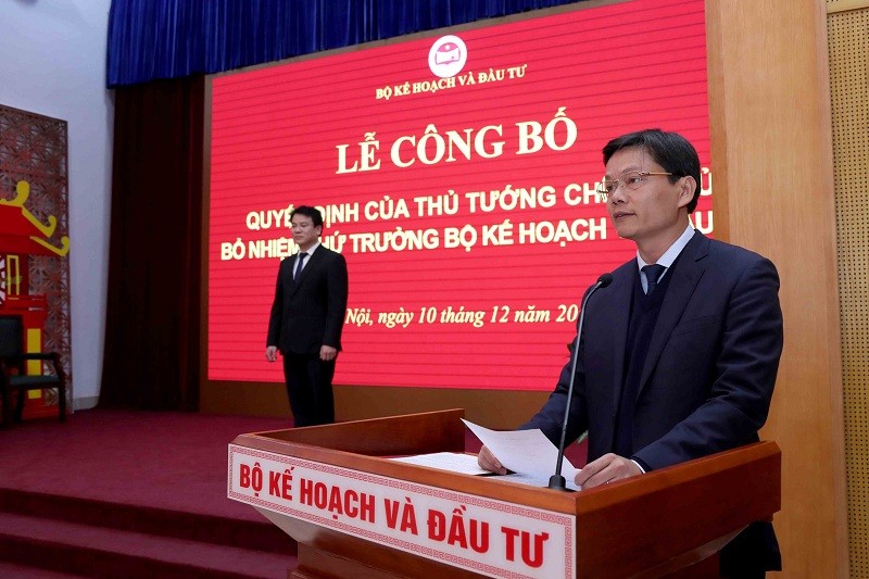 Ông Trần Quốc Phương nhận quyết định bổ nhiệm Thứ trưởng Bộ Kế hoạch và Đầu tư ảnh 1