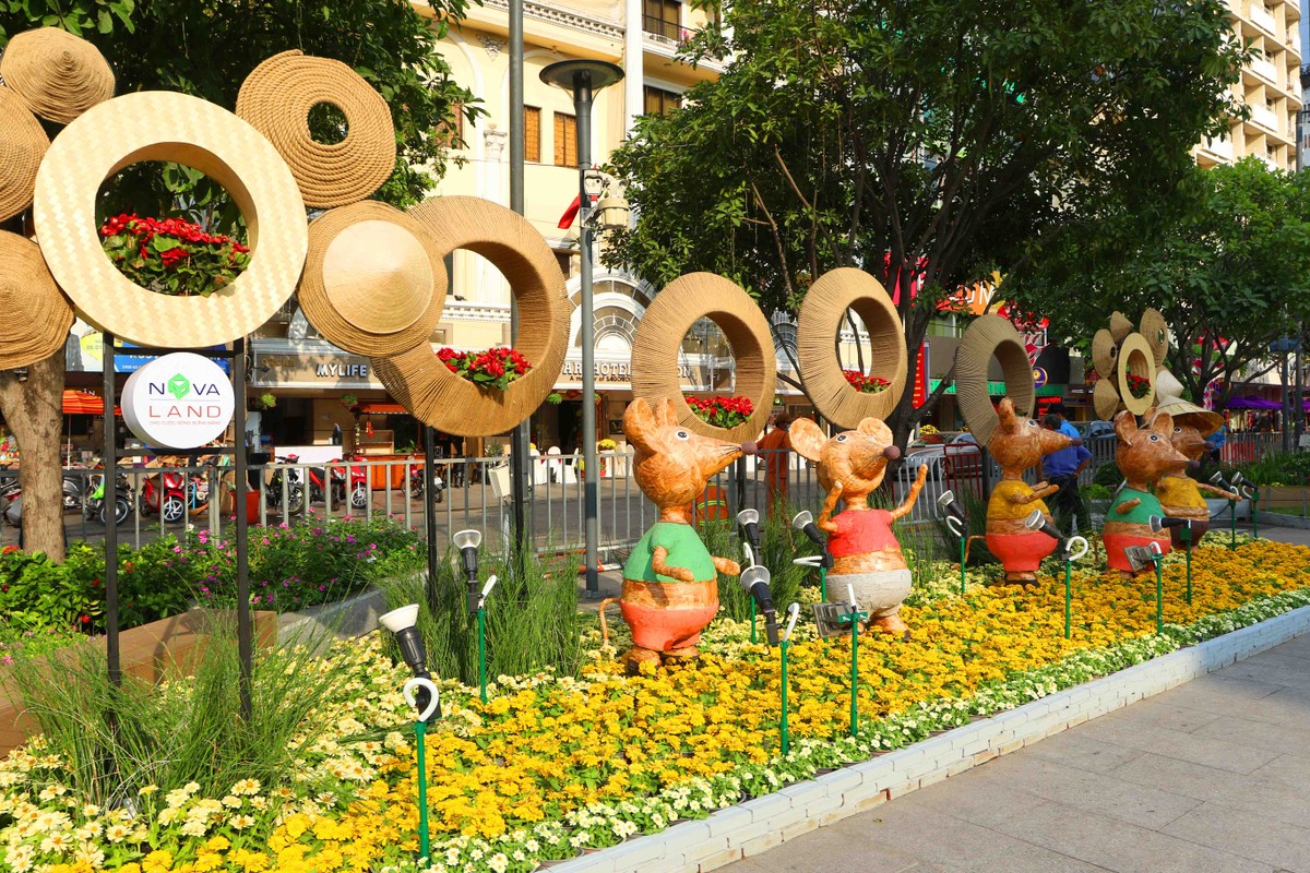 Xuân Canh Tý: Đường hoa Nguyễn Huệ rực rỡ ngày đón khách du Xuân ảnh 3