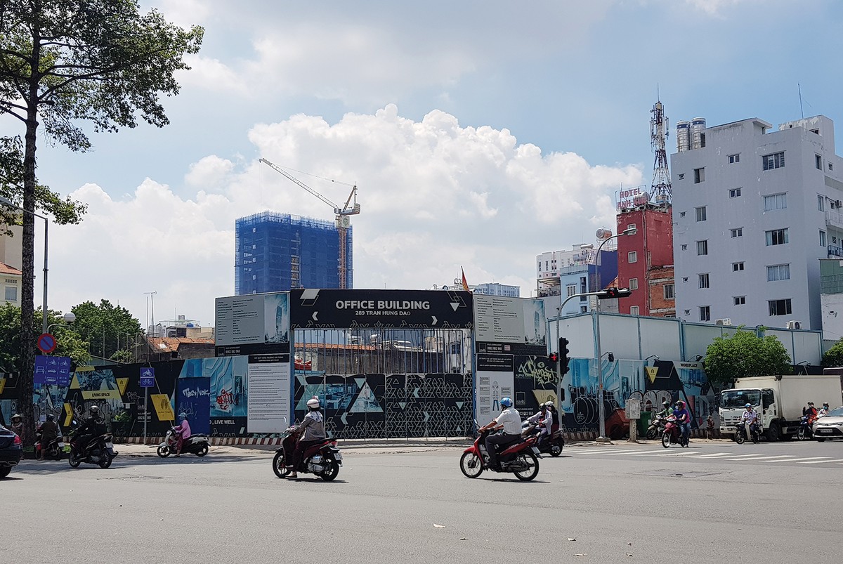 Dự án Alpha Town chưa có dấu hiệu thi công sau nhiều năm. Ảnh: Trọng Tín