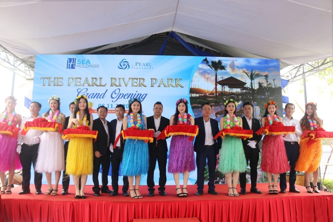 Hình ảnh từ lễ khánh thành The Pearl River Park.