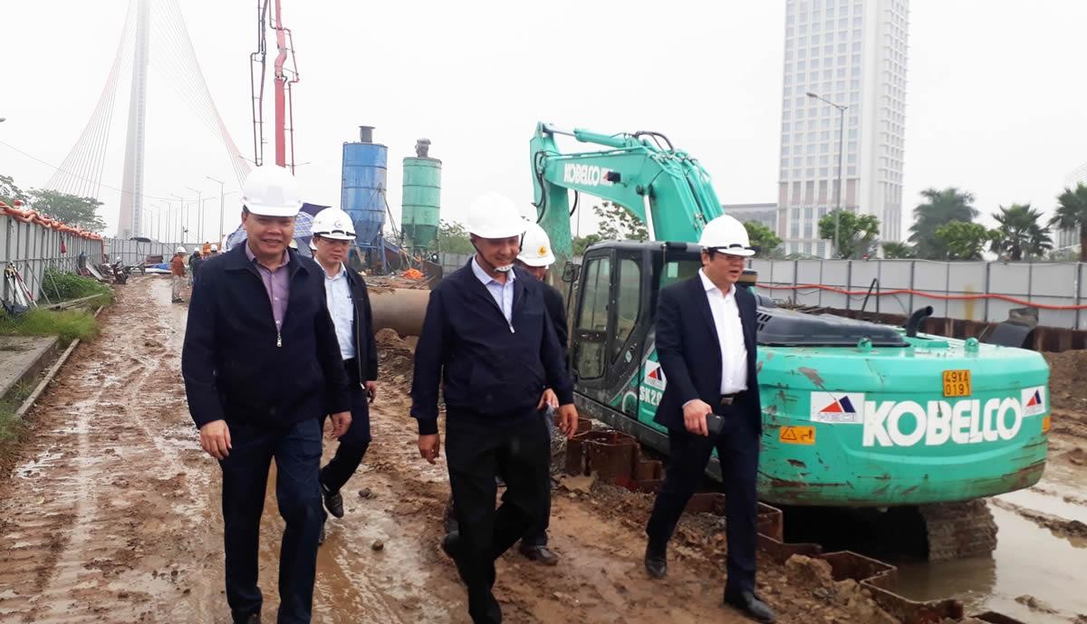 Đà Nẵng đầy nhanh tiến độ dự án nút giao thông cầu Trần Thị Lý.