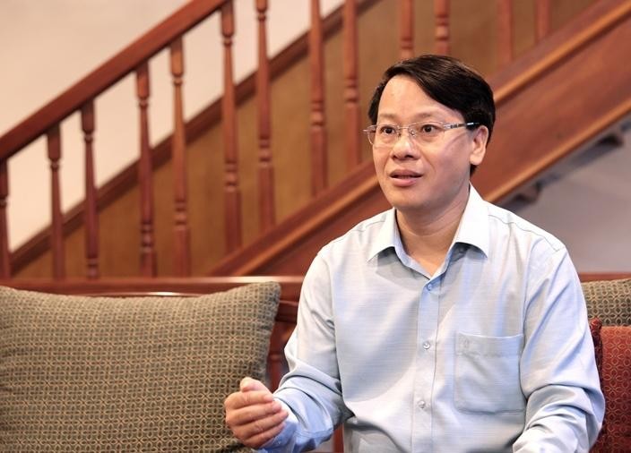 Ông Nguyễn Quang Vinh, Phó Chủ tịch UBND huyện Cát Hải (Hải Phòng). Ảnh: Mai Anh.