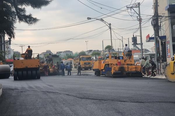 Những đoạn đường còn lại đang được gấp rút hoàn thành