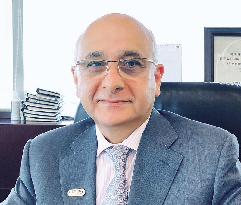 Ông Sami Kteily, Tổng giám đốc Công ty TNHH Nhà thép PEB Steel