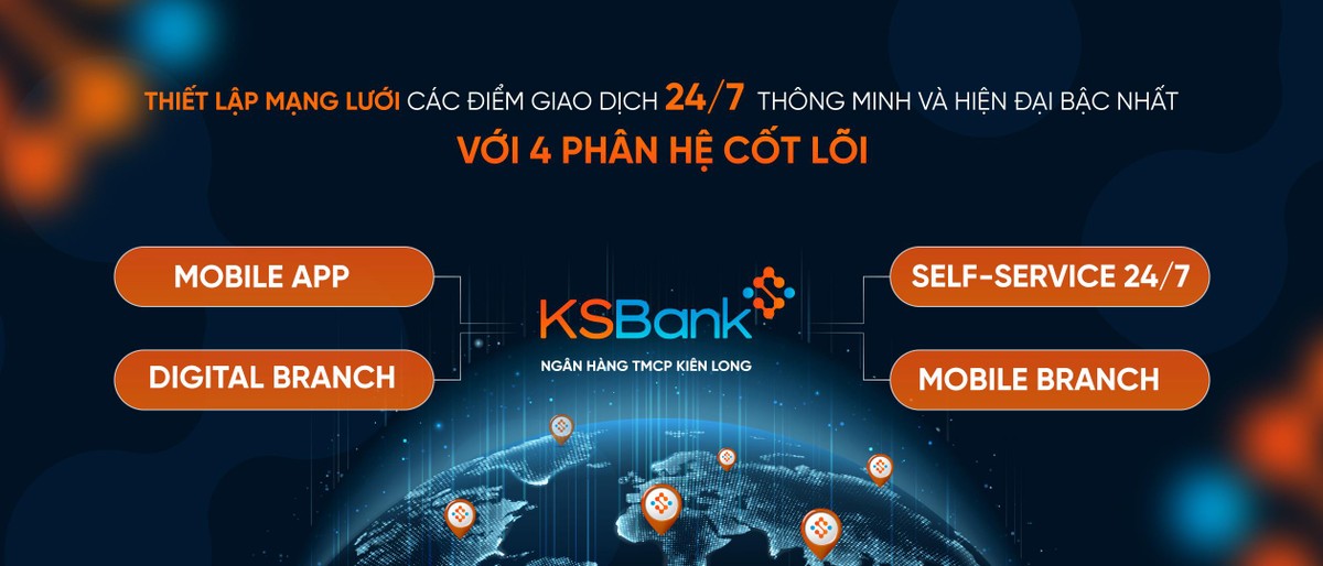 KSBank – mô hình Ngân hàng số ưu việt với 4 phân hệ cốt lõi
