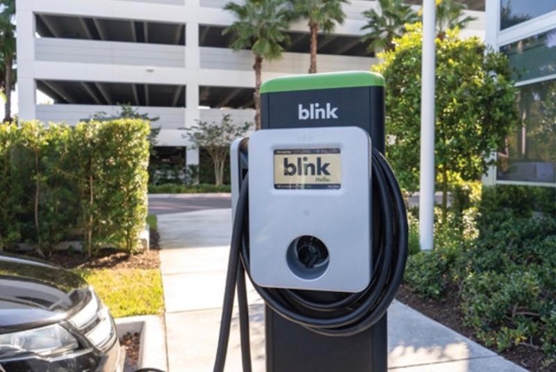 Trạm sạc của Blink. Ảnh: internet