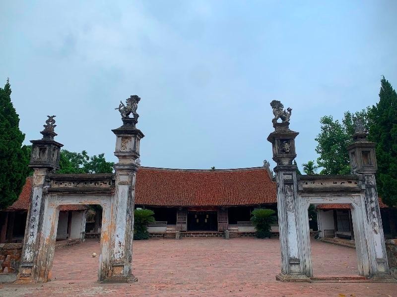 Đình làng Mông Phụ. (Ảnh: Phương Linh)