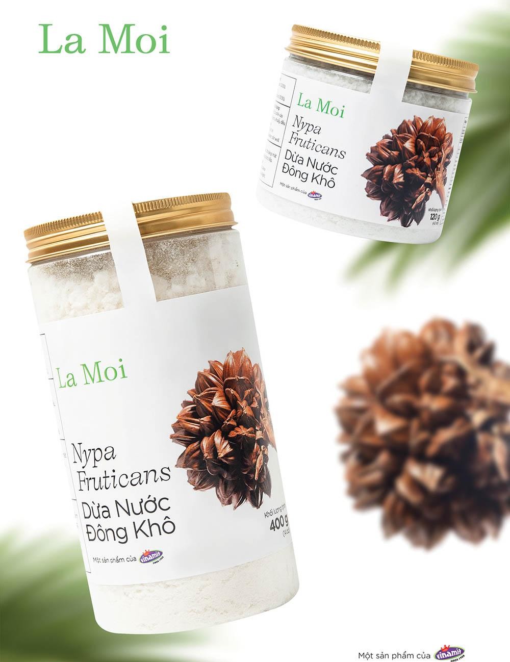 Sản phẩm mật dừa nước đông khô của Vinamit