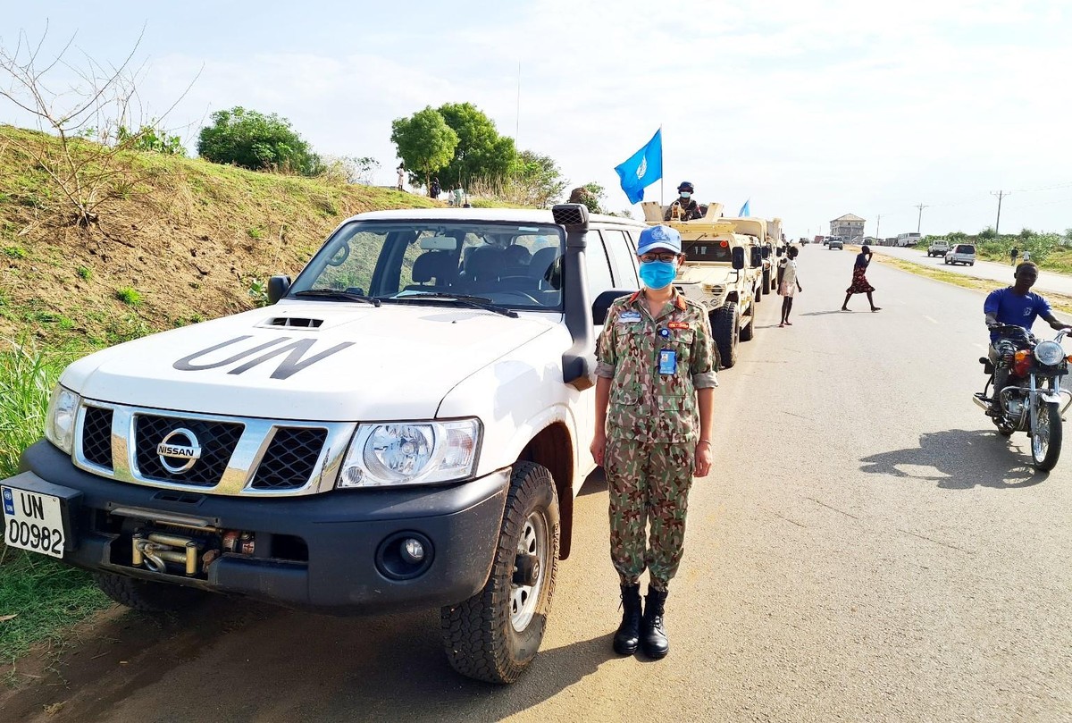 Trung tá Nguyễn Thị Minh Phương cho biết, mùa nắng, giữa trưa nhiệt độ ở Nam Sudan lên tới gần 60 độ C.