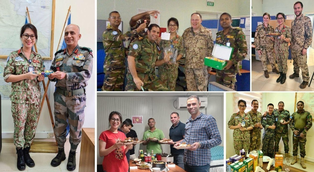 Những khoảnh khắc đáng nhớ bên đồng đội của nữ Quan sát viên Việt Nam. Những khoảnh khắc đáng nhớ bên đồng đội của nữ Quan sát viên Việt Nam.