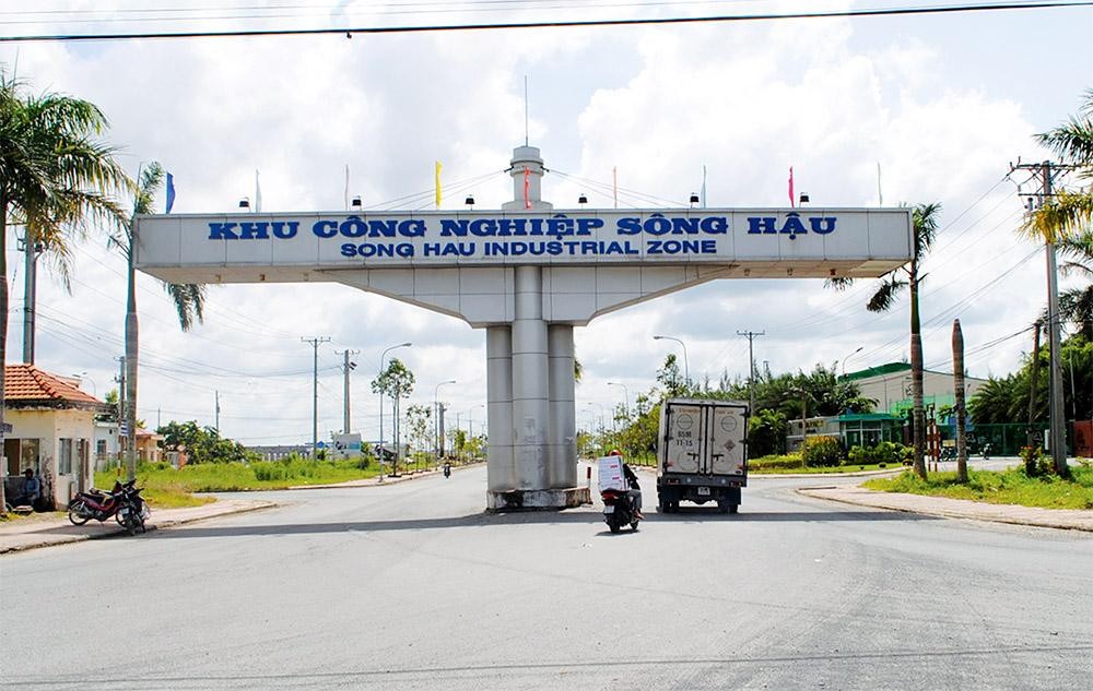 KCN Sông Hậu - giai đoạn I (huyện Châu Thành) đã lấp đầy trên 90% diện tích đất công nghiệp