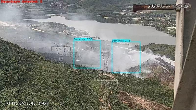 Nhờ các thiết bị định vị mà phát hiện sớm và nhanh các nguy cơ vi phạm hành lang an toàn lưới điện