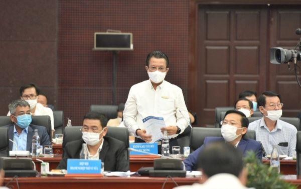 Đại diện doanh nghiệp đề xuất ý kiến với TP Đà Nẵng chủ động được xét nghiệm Covid-19 người lao động để chủ động trong sản xuất, kinh doanh