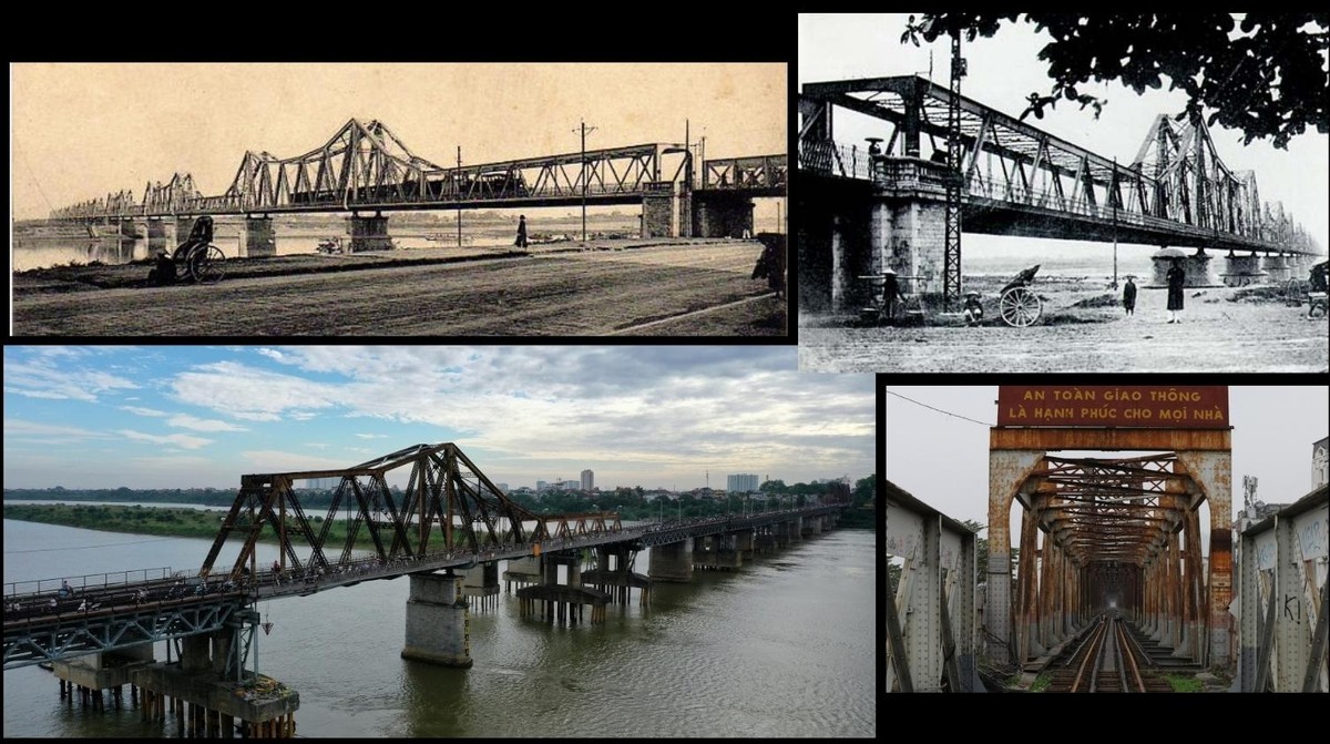 Cầu Long Biên xưa và nay