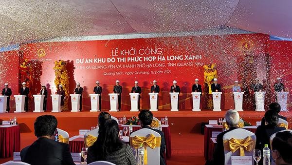 Khu đô thị phức hợp Hạ Long Xanh là dự án có quy mô lớn nhất trong hệ sinh thái Vingroup tới thời điểm hiện tại.